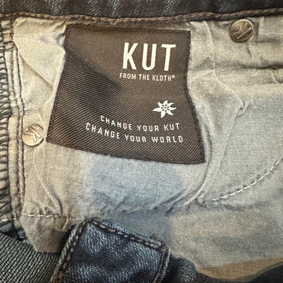 Kut from the Kloth Dark Wash Cotton Skinny Jeans size 4 size 27 Women’s - Picture 5 of 8